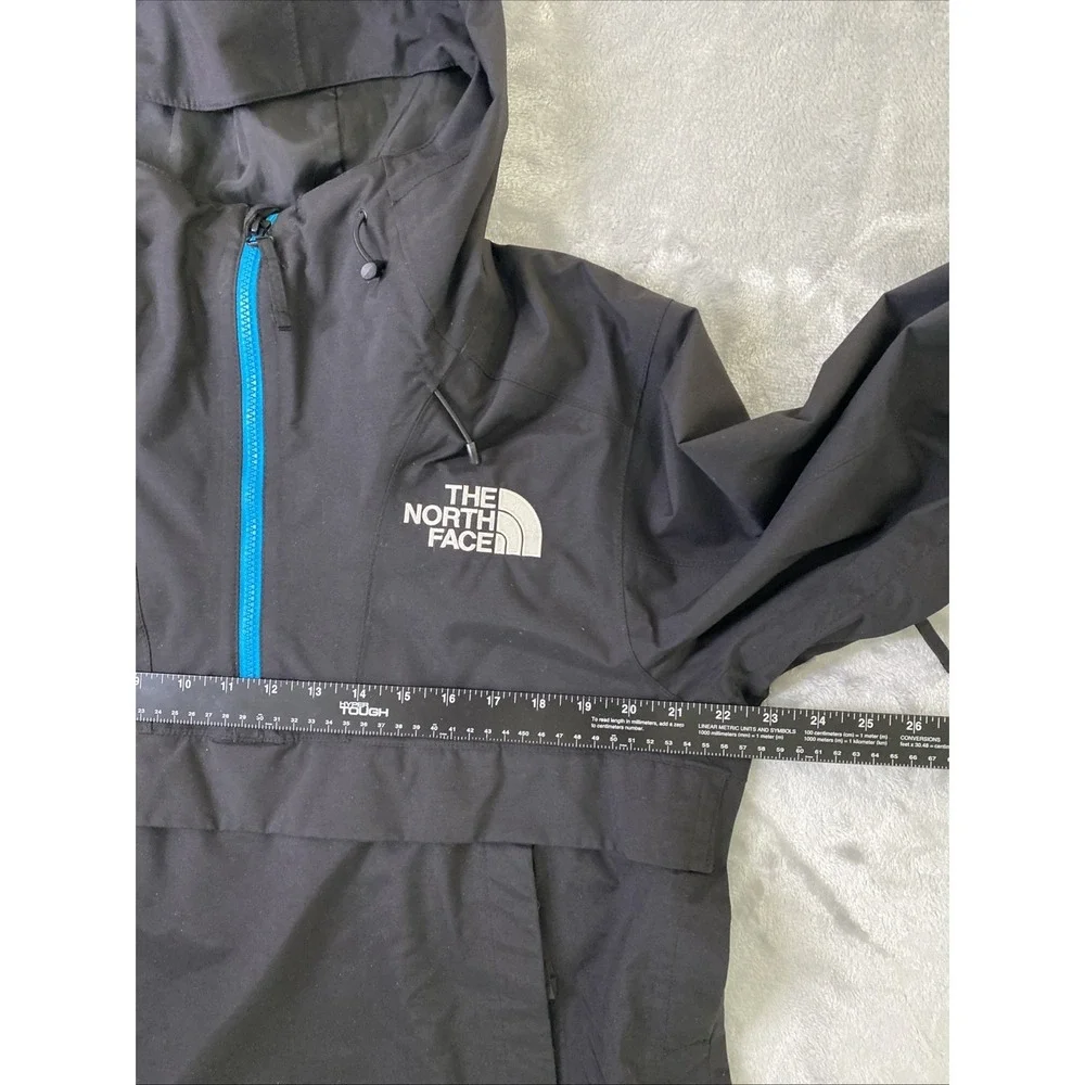 The North Face Anorak Jacket Mens Medium Black DryVent NF0A4QXE Pullover Hooded